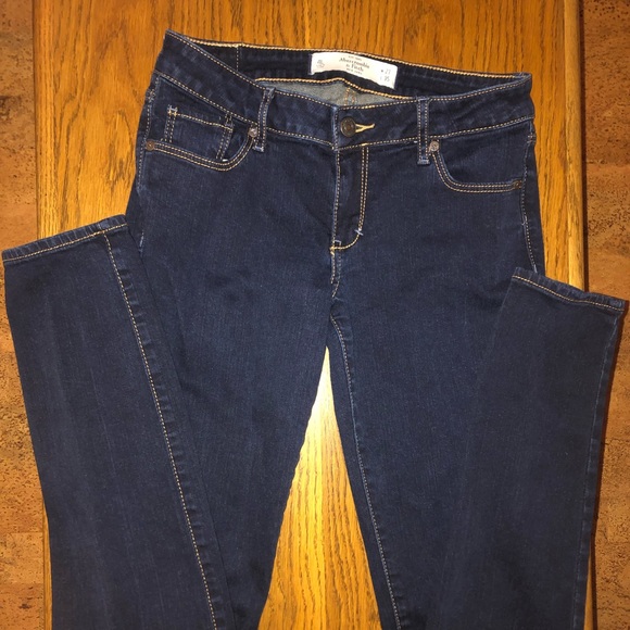 Abercrombie & Fitch Denim - Abercrombie & Fitch, The A&F Skinny, Dark Wash Jeans